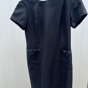 VINTAGE. Willow Ridge Charcoal Short Sleeve Dress